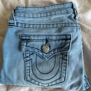 WOMENS MID RISE TRUE RELIGION JEANS